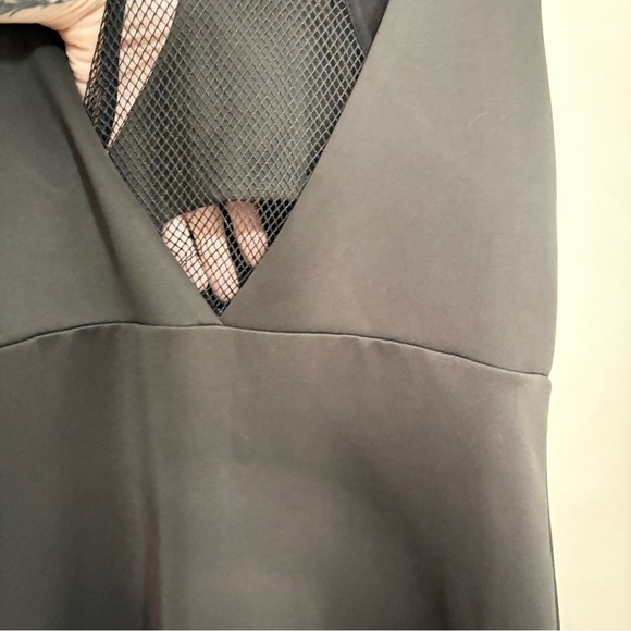 Kersh Black Fitted Sheath Mini Dress w Mesh Racer Back – Size Medium Like New - Picture 15 of 16